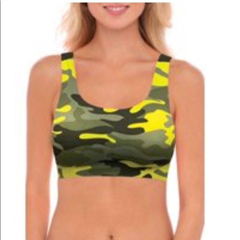 Bold comb banded bra